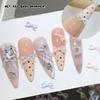 50Pcs 3D Exquisite Bow Tie Nail Art Charms Resin Ribbon Bowknot Jewelry Nail  Decoration Diy Accessories Manicure