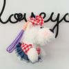 ins West Highland Dog Plush Toy Pendant Bow Puppy Girl Heart Bag Keychain Pendant