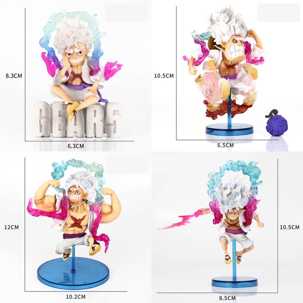 Vibrant Luffy Anime Statue In Sitting Pose Perfect For Serious Collectors And Fans