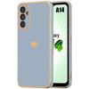 Case - BOOLING - for Samsung Galaxy A14 4G-5G - Liquid Silicone - Shockproof Protection - Heart Pattern