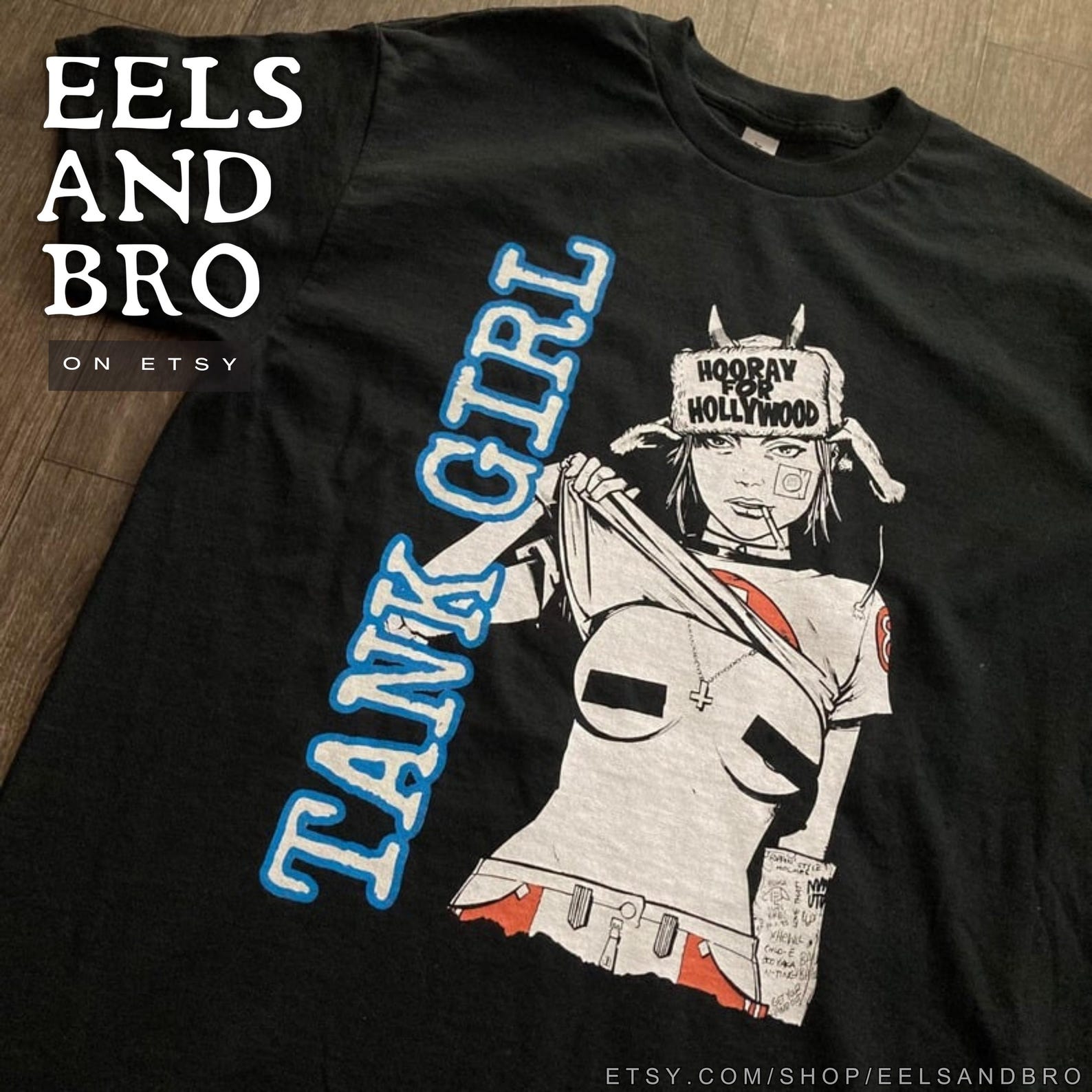 Tank Girl HOORAY FOR HOLLYWOOD - (choose your t-shirt option and color) 2XL