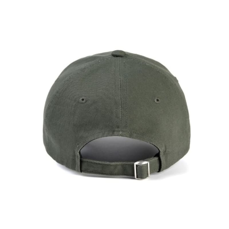 DEINET DEINET WASHED LOGO CAP IN KHAKI