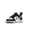 Nike Dunk Low PS White Off Noir Kids Sneakers Black Summit-White Metallic-Gold-Star DR6918-001
