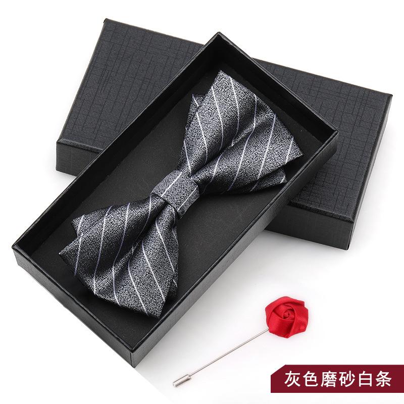 Bow Tie Men'S Wedding Groom Best Man Red Suit Shirt British Brothers Korean Bow Women'S Gift Box