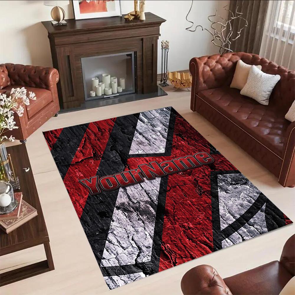 Ac Milan Customize Text Floor Rug Office Rug Suitable for Decorate room Foyer Outdoor Dormitory Anti-slip Rug Decorate Offices