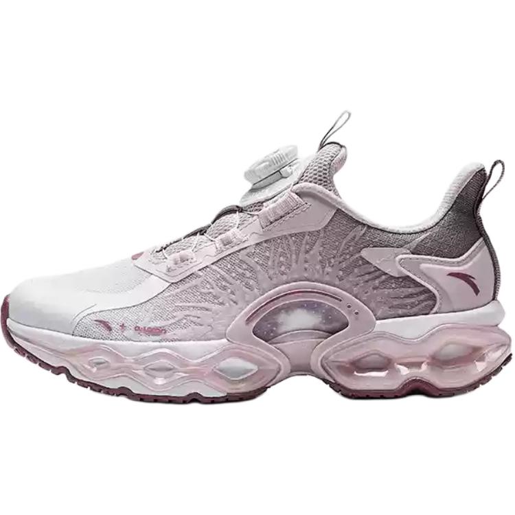Anta Kids Energy Ring 10.0 Comfortable Soft Non-Slip Wear-Resistant Low-Top Running Shoes Kids running shoes Pink Purple White 322445504-4