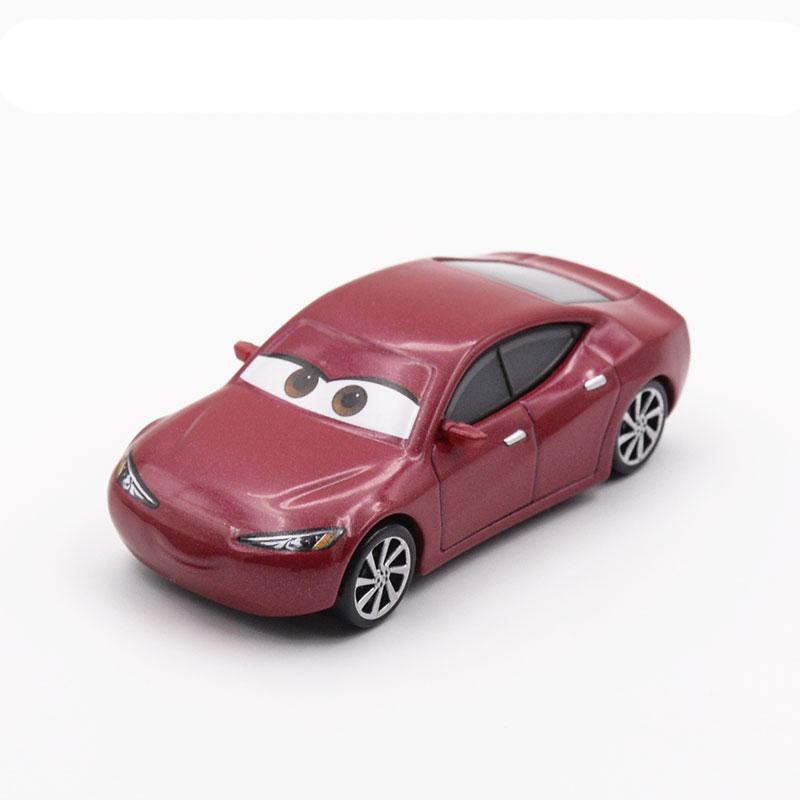 Disney Pixar Cars Lightning McQueen Black Storm Jackson Cruz Matt Klassische Autos Legierungsauto Spielzeug Kinderspielzeug Geschenke