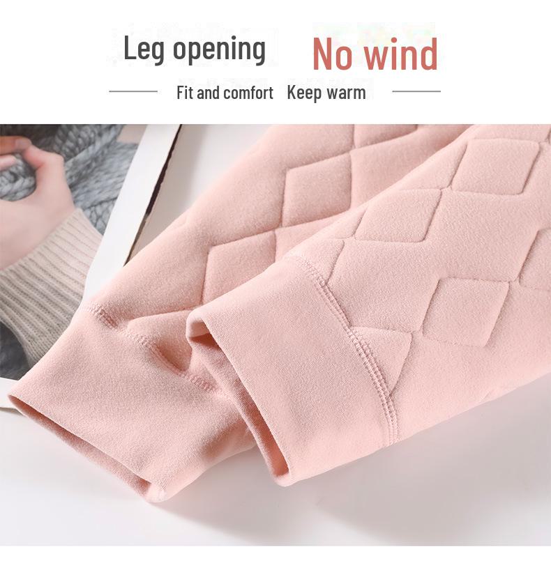 Women's High Waist Fleece-Lined Winter Leggings - Ultra-Thick Warm Cotton Pants