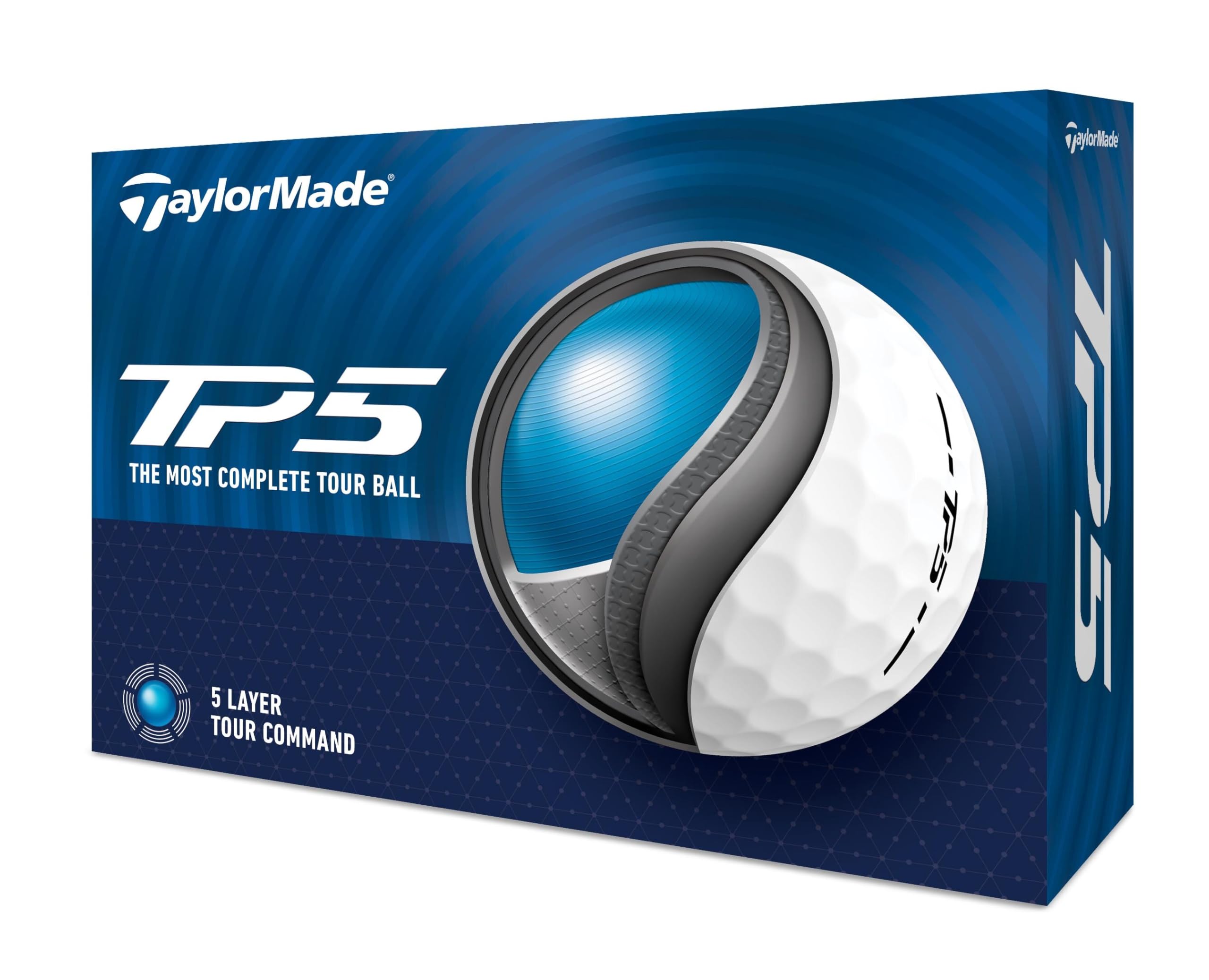 

TAYLOR MADE TMJ24 TP5 JPN 12 предметов Teepee Five Golf Ball 2024 Модель Белый