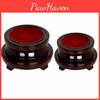 Premium Quality Vintage Wood Display Stand Base Holder For Crystal Ball Decor With Rounded Indentation