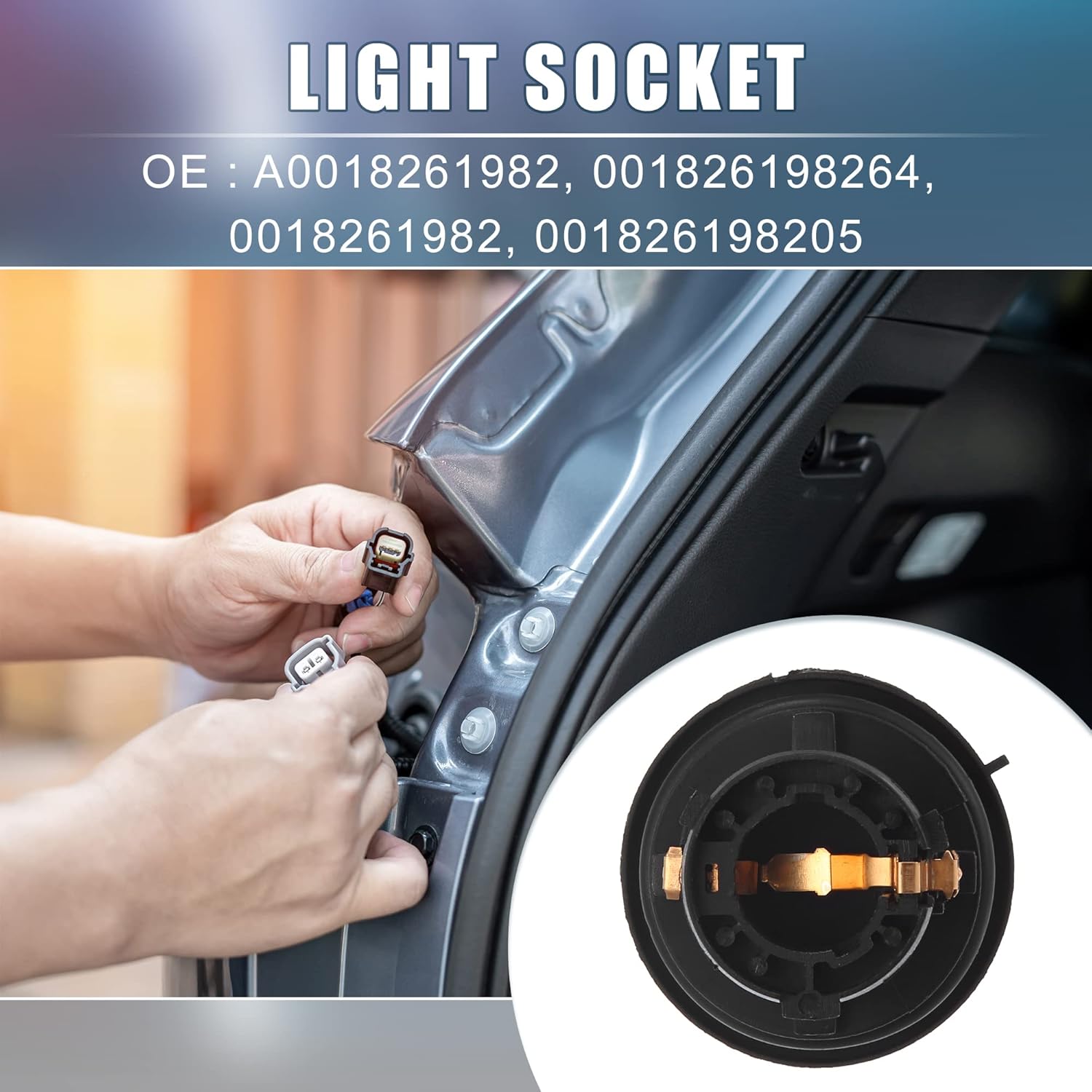 

Патрон лампы указателя поворота №A0018261982 для Mercedes-Benz ML320 04-07 для Mercedes Benz ML300 05-10 ML350 00-08 ML500 04-07