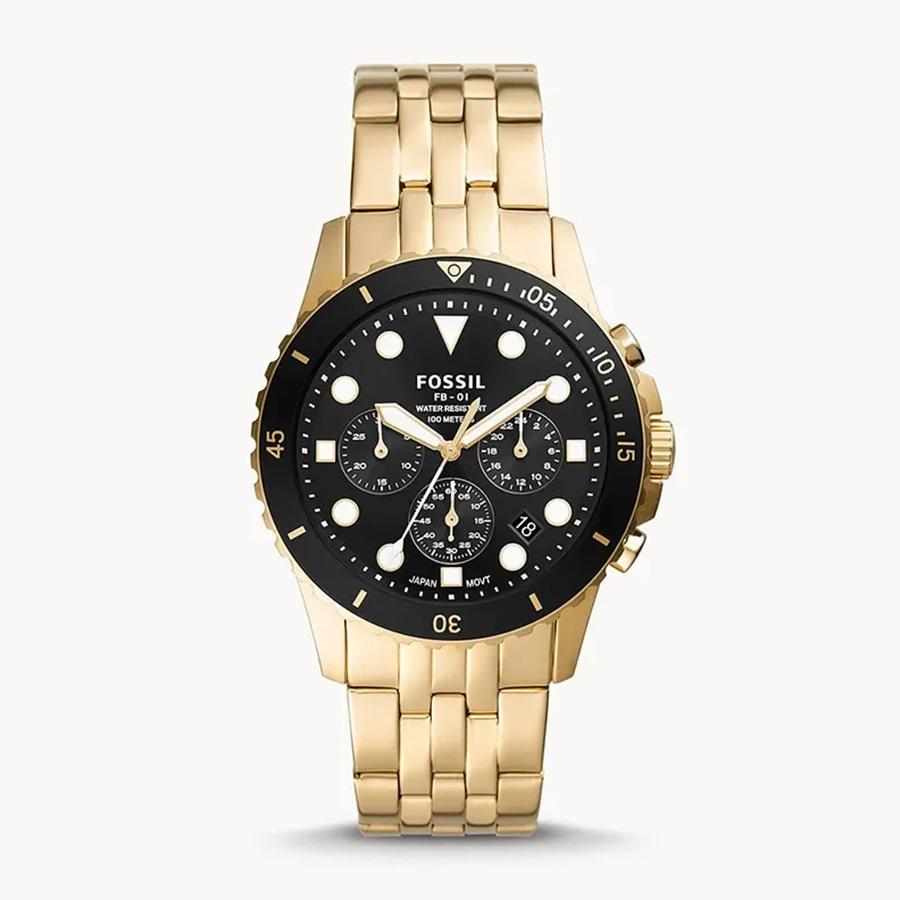 

Fossil Men s Quartz Stainless Steel Three-Hand Watch Stainless Steel Case/Scratch Resistant Glass FS5836