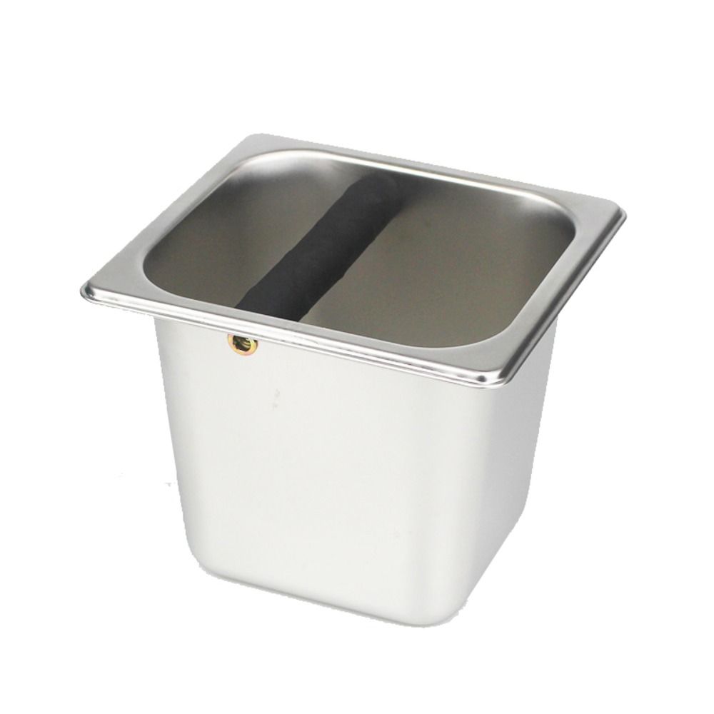 Steel Coffee Residue Bucket Coffee Appliance Powder Slag Drum Slag Tank Slag Drum Coffee Knock Box