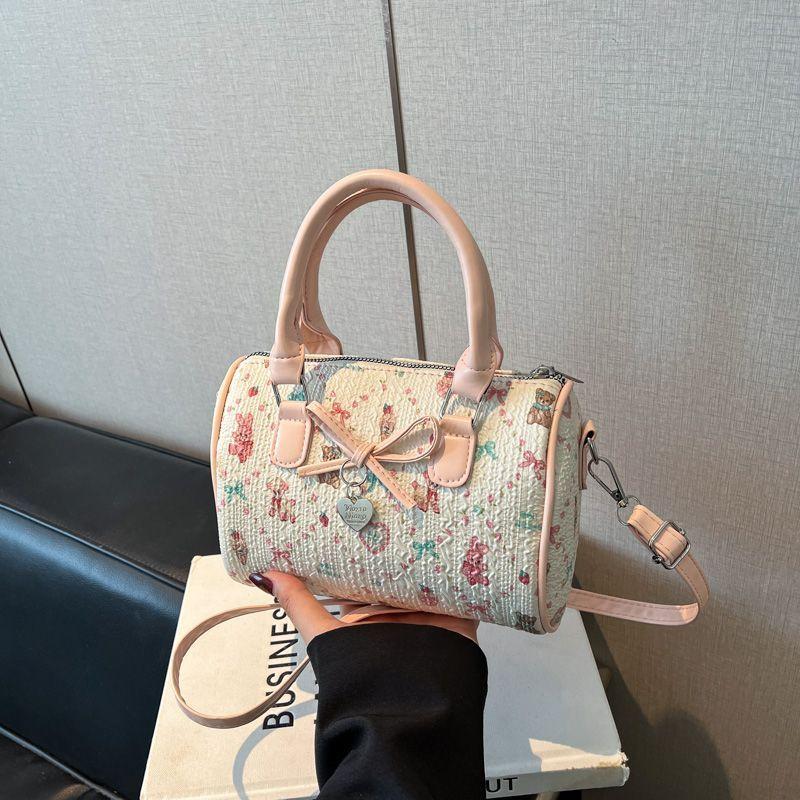 Cute Carto Japanese Style Bear Kawaii Bow Large Capacity Storage Bags Crossbody Bag Women's Bags Purse Ladies HandBag
