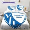 Set Copripiumino Trapuntato con Logo VfL Bochum Federe Decorazione per la Casa Regalo di Compleanno (1 * copripiumino + 2 * federa, senza nucleo)