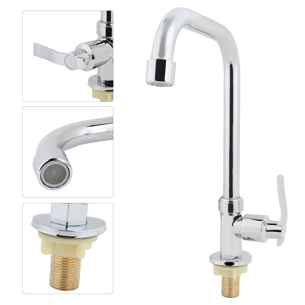 G1 / 2 "szczotkowany aluminiowy kran kuchenny do zimnej wody zlewozmywak kuchenny