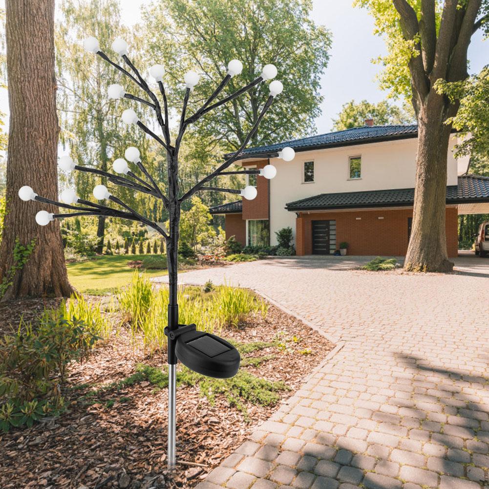 Outdoor Waterproof Solar Powered LED Ball Landscape Light Ground Lawn Decoration for Garden