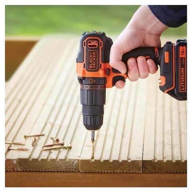 Ударный шуруповёрт Black & Decker BDCHD18BDCHD18S1KA