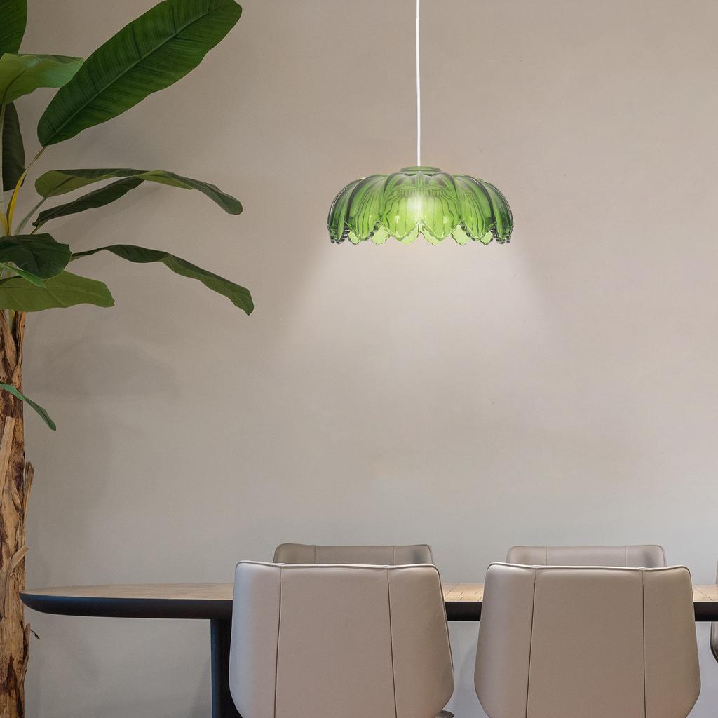 Glass Lamp Shade Creative Design Soft Light Decorative Cover for Pendant Ceiling Hanging Lamp Aesthetic Home Office Bedroom