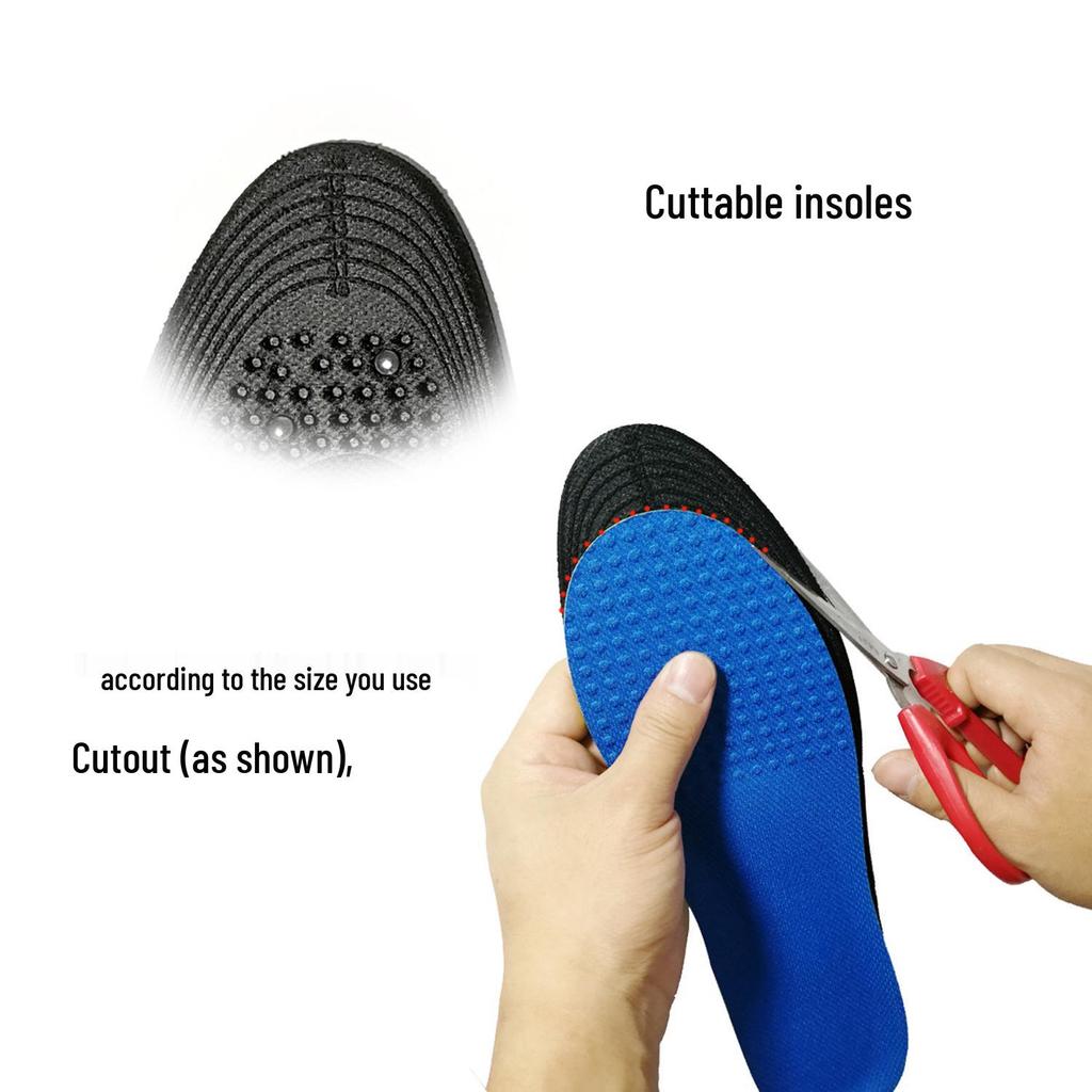 Magnetisk massasje pustende innleggssåler for menn og kvinner