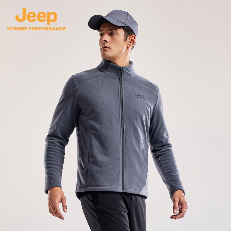 JEEP Men's Fleece Lined Stand Collar Jacket