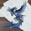 Phönix Stickerei Großes Abzeichen: Chinesischer Stil DIY Denim Mode Dekoration.