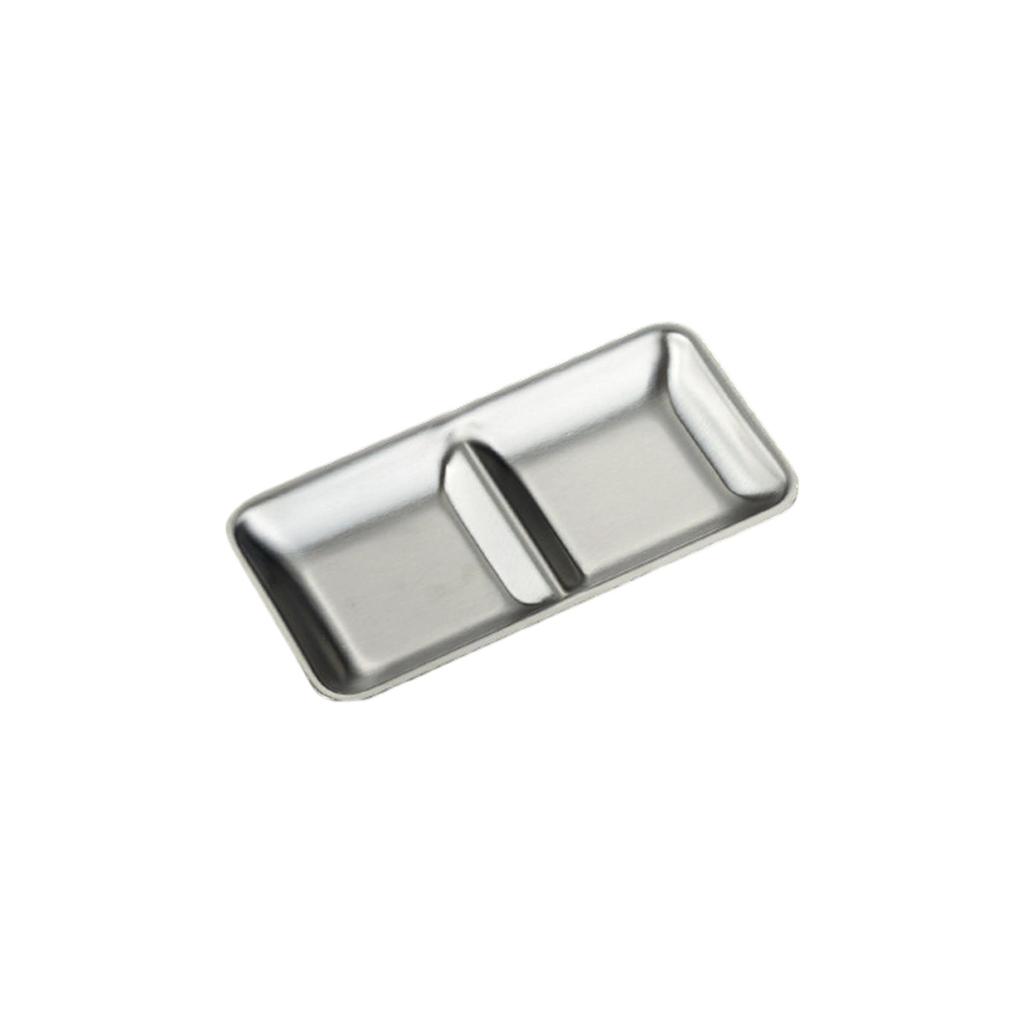 304 Stainless Steel Condiment Dish for Kitchen Dining and Restaurants Rustproof Dipping Bowl Appetizer Plate