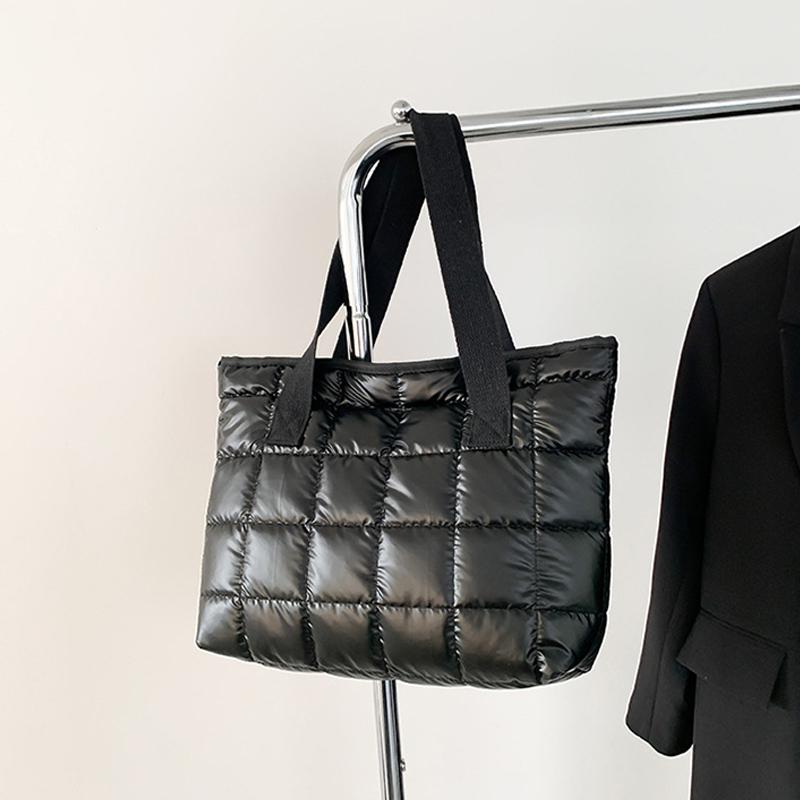 Women Handbags Space Cotton-Padded Female Down Bags Shoulder Crossbody Bags Quality Female Tote Luxury Bag