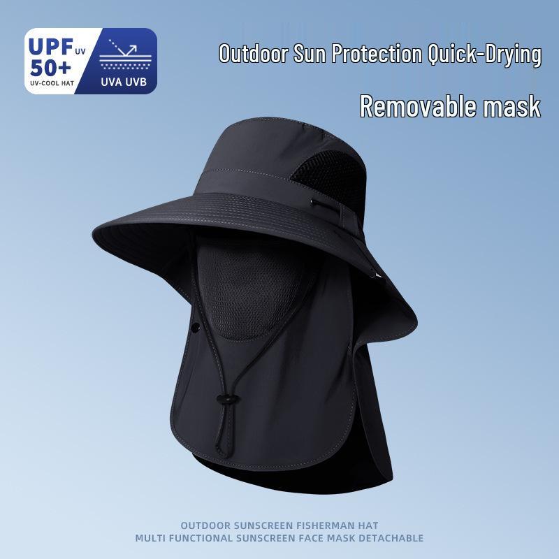 

Men s Wide Brim UV Protection Sun Hat for Summer Outdoor Activities One Size