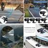 4Pcs Anti Collision Siren Deer Repeller Wildlife Repel Warn Device for Vehicle Field Drive Animal Warn Whistles Alert Equipment