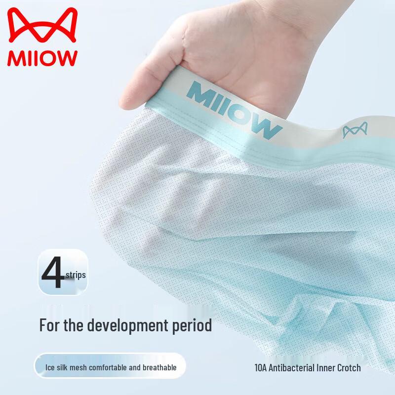 Maoren Boys  Ice Silk Boxer Briefs XL