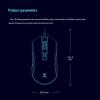 Rapoo V25S Large Ergonomic RGB Wired Gaming Mouse