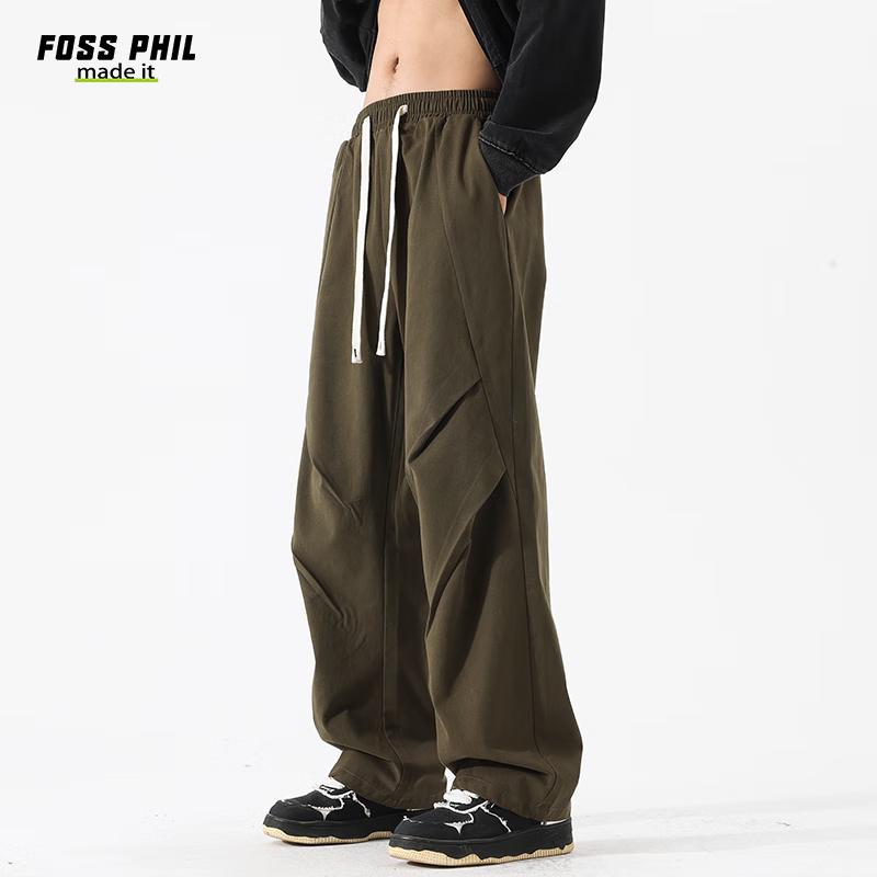 Foss Phil Men's Autumn/Winter Loose Cotton Cargo Pants