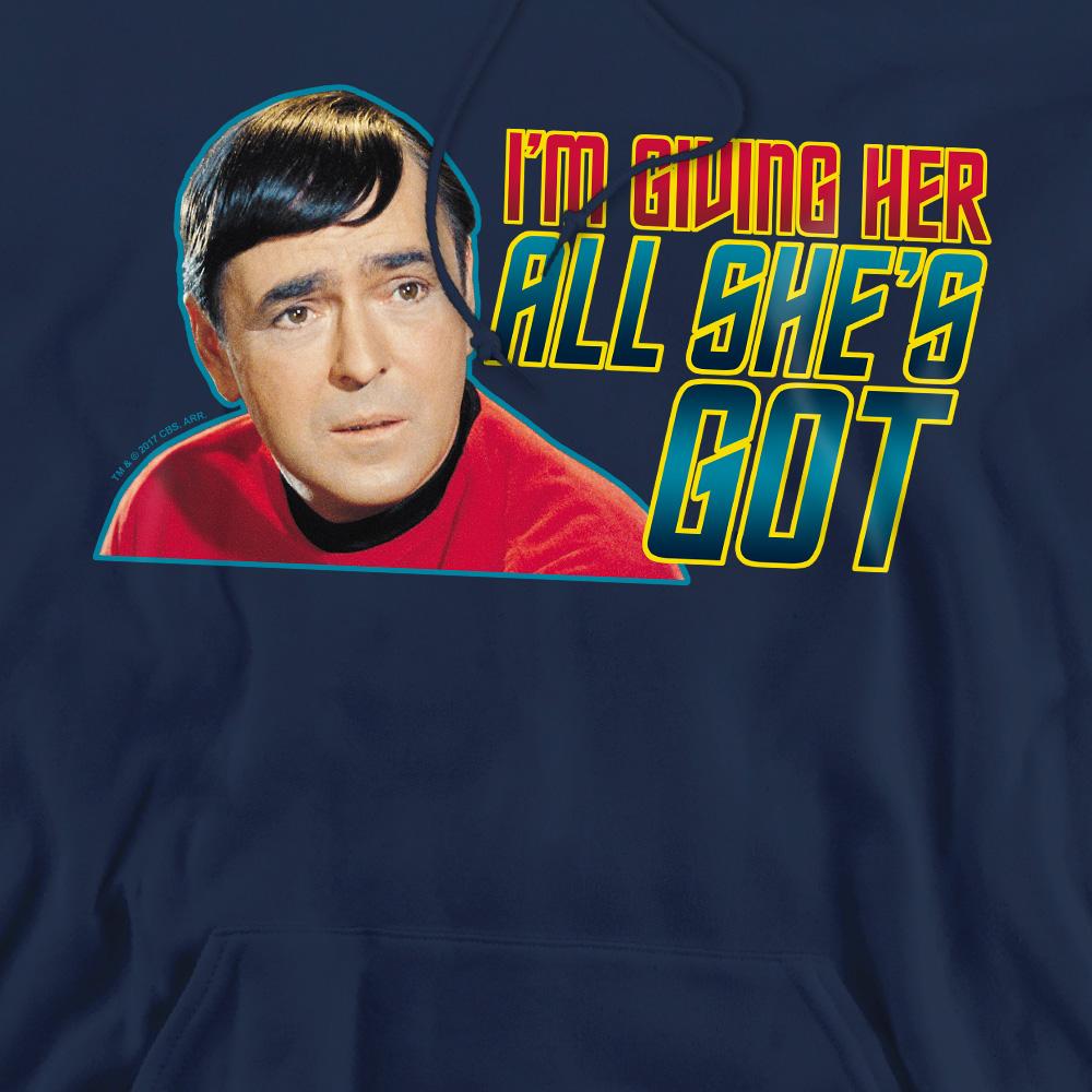 Star Trek Mens All SheÂ´s Got Hoodie
