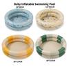 Aufblasbarer Pool Baby Retro Blow Up Swimmingpool Familie Niedlicher Stil Verdickter Wasserpool