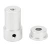 4mm Mounting Hub Universal Aluminum Alloy Motor Shaft Mounting Coupling For Omnidirectional Wheel