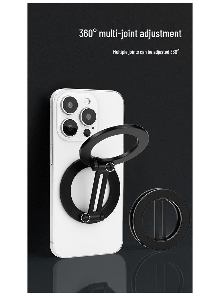 Super Strong Foldable Double-Sided Magnetic Phone Holder for Desktop
