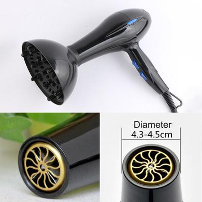 Black Hair Dryer Diffuser Hairdressing Tool Hair Dryer Cover For Diameter 4.3-4.5Cm Naturally Wavy Curly Dryer Accessories