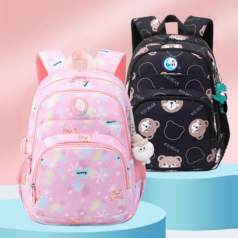 

Primary School Students Backpack Girls Small School Bag Outdoor Trendy Backpack Boys and Children Light Travel Bag Children Spring Outing Bag