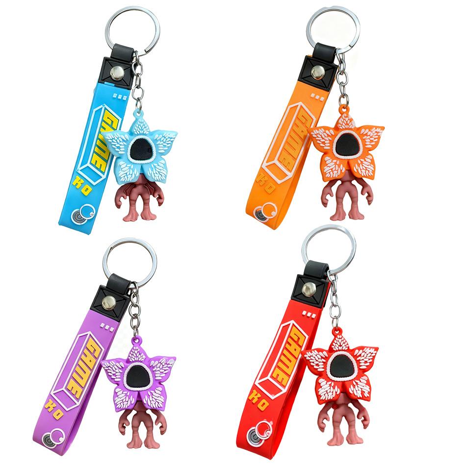 Stranger Keychains Backpack Decorations Party Gifts Back To School Season Friends Accessory Parts Christmas Model Doll Toy Gift