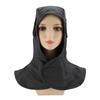 Welding Hood Flame Retardant Cotton Welding Cover with Neck Shoulder Drape Full Head Neck Protection for Men Women Gray
