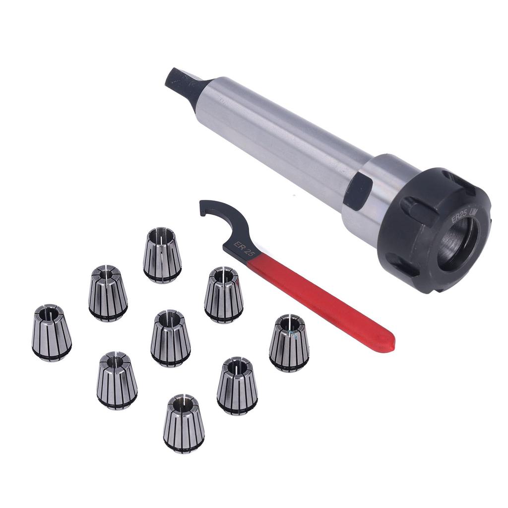 Επεκτάτης Τσοκ Κολλέτας MTA ER25 Κάτοχος Σύσφιξης Σετ Εργαλείων Κιτ για CNC Μύλο ΤόρνοMTA3ER25M12