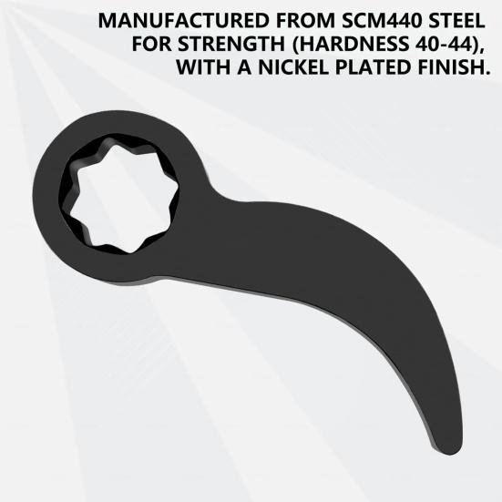 1/2 ks Hlava adaptéru páčidla Vhodné pro 3/8" ráčnu Extrémní síla Neomezený nastavitelný úhel adaptéru na páčidlo Oprava Ocel Kovaná ocel Pry