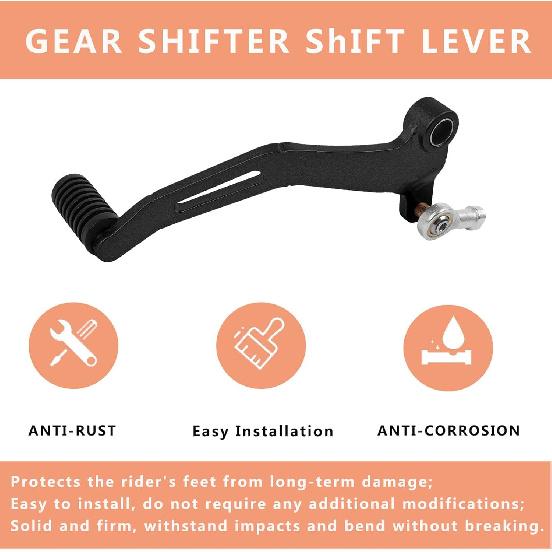 Motorrad Gangschalthebel Schalthebel Pedal Ersatz für Kawasaki Ninja 650 2017-2026 Ninja 650 ABS 2017-2025 Z650 17-22 Z650 ABS 19-23 Z650RS