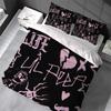 L-Lil P-Peep Duvet Cover Set Home Style Bedding Soft Laundry Cotton Bed 3 Piece Set Student Dormitory Gift