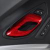 For Chevrolet Camaro 2016 2017-2023 Hard Carbon Fiber Inner Door Handle Cover Anti Scratch Interior Decor Mod Car Accessories