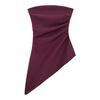 2025 Spring Women's Slim Versatile Strapless Pleated Vest