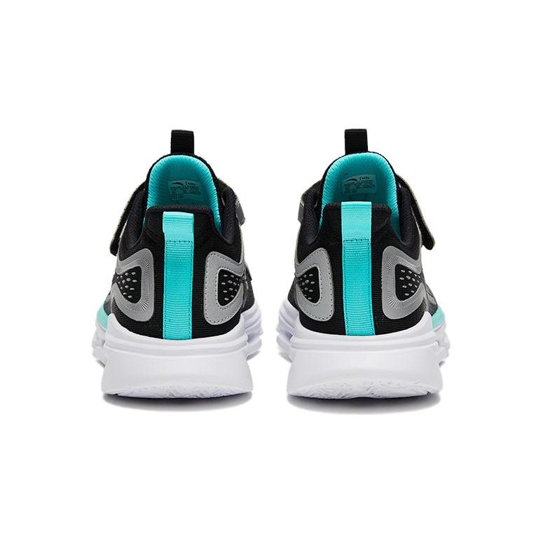 Anta Kids Sports Sweat-Absorbing Low-Top Running Shoes Kids sneakers Black Silver 312325533-4