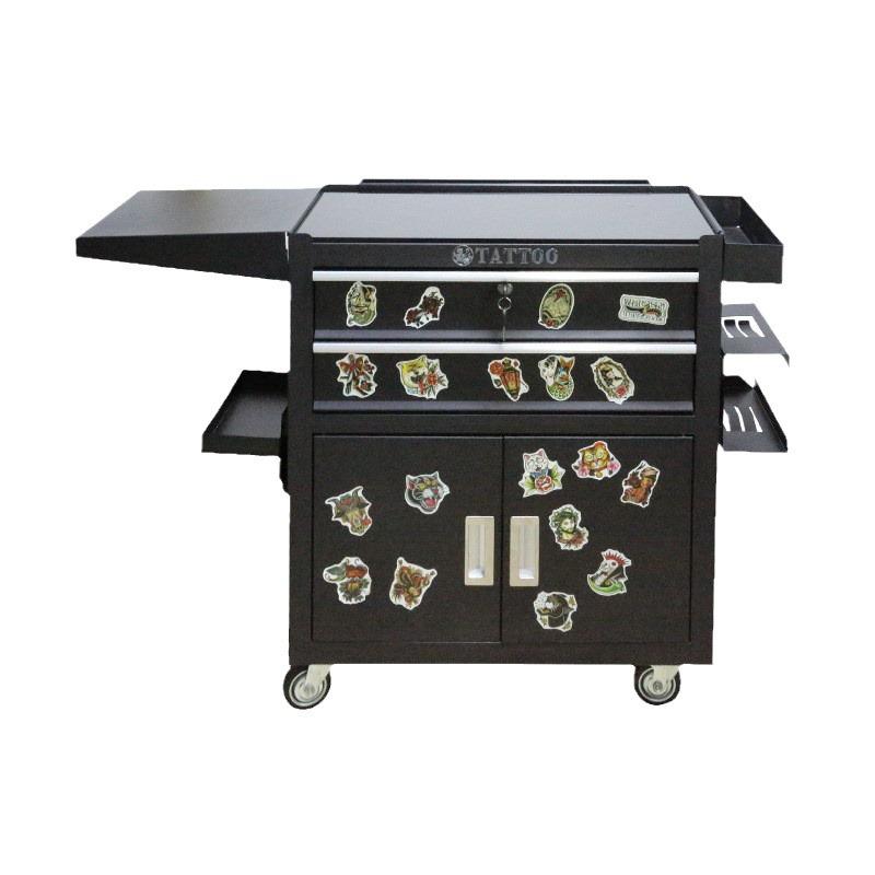 Tattoo Tool Cart with Drawer – Portable Roller Workstation Upgrade