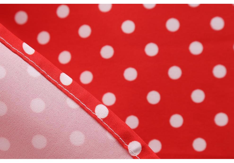 In-Stock Retro Polka Dot Hepburn Dress - Square Neck, Cinched Waist, Flared Skirt, Belted